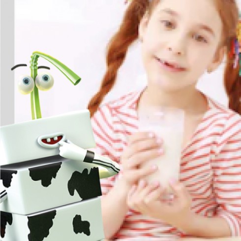 Meisje met melk